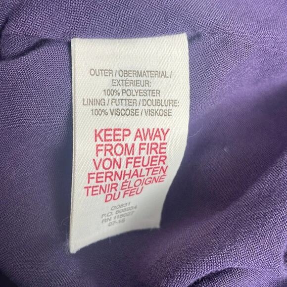 Mini Boden Toddler Girls Purple Velvet Short Sleeve Dress Size 3-4 Years - Picture 5 of 6